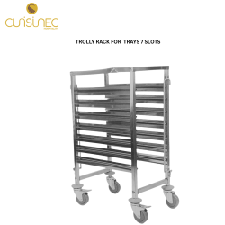 CUI TROLLY RACK FOR  TRAYS 7 SLOTS KIN