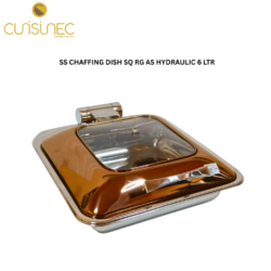 CUI SS CHAFFING DISH SQ RG AS HYDRAULIC 6 LTR CHL
