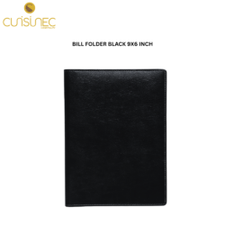 CUI BILL FOLDER PLAIN BLK 9X6 INCH CHL