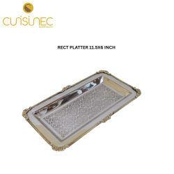 CUI RECT PLATTER 11.5X6INCH CHL