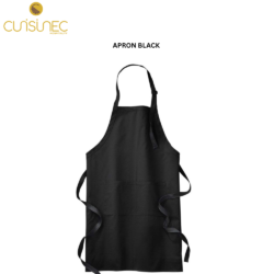 CUI APRON BLK CHL