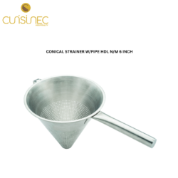 CUI CONICAL STRAINER PERF 6 INCH KIN
