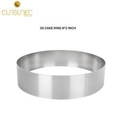 CUI SS CAKE RING 8*2 INCH KIN