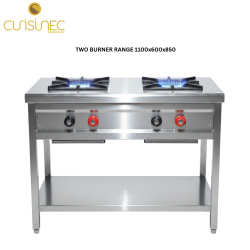 CUI TWO BURNER RANGE 1100x600x850