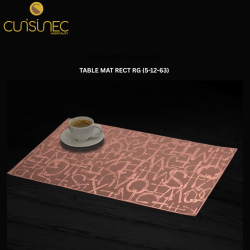 CUI TABLE MAT RECT GOLD (5-12-64) HSE