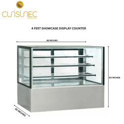 CUI 4 FEET SHOWCASE DISPLAY COUNTER LOC