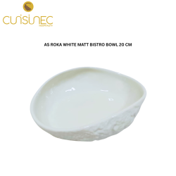CUI AS ROKA WHITE MATT BISTRO BOWL 20 CM MAN