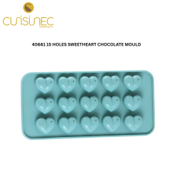 CUI 40661 15 HOLES SWEETHEART CHOCOLATE MOULD RNA