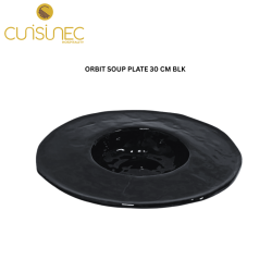 CUI ORBIT SOUP PLATE 30CM BLK SHW