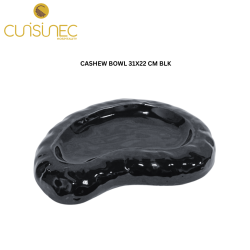 CUI CASHEW BOWL 31X22CM BLK SHW
