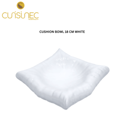 CUI CUSHION BOWL 18CM WHITE SHW