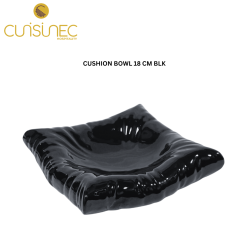 CUI CUSHION BOWL 18CM BLK SHW