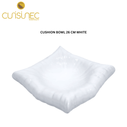 CUI CUSHION BOWL 26CM WHITE SHW