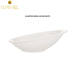 CUI SLANTED BOWL 28 CM WHITE SVL