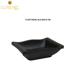 CUI FLINT BOWL BLK 8X5.5 CM SVL