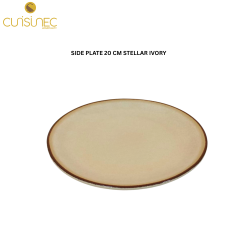 CUI  SIDE PLATE 20 CM STELLAR IVORY VAN