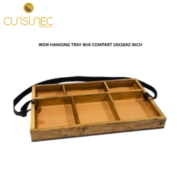 CUI WDN HANGING TRAY W/6 COMPART 24X16X2 INCH ASH