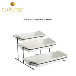 CUI 3IN1 RECT SERVING PLATTER CHI