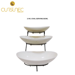 CUI 3IN1 OVAL SERVING BOWL CHI