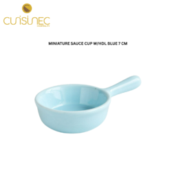 CUI MINIATURE SAUCE CUP W/HDL BLUE 7CM CHI