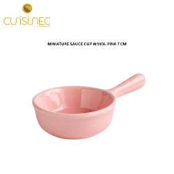 CUI MINIATURE SAUCE CUP W/HDL PINK 7 CM CHI