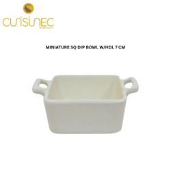 CUI MINIATURE SQ DIP BOWL W/HDL 7 CM CHI