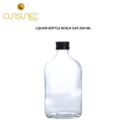 CUI LIQUOR BOTTLE W/BLK CAP 200ML CHI