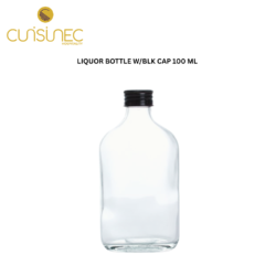CUI LIQUOR BOTTLE W/BLK CAP 100ML CHI