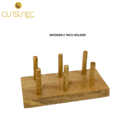 CUI WOODEN 2 TACO HOLDER  ASH