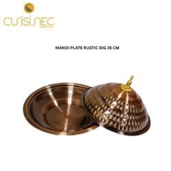 CUI MANDI PLATE RUSTIC BIG 35 CM CHI