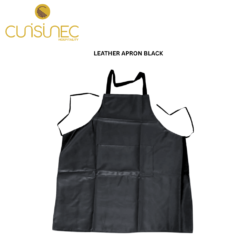 CUI LEATHER APRON BLK CHI