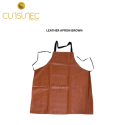 CUI LEATHER APRON BROWN CHI