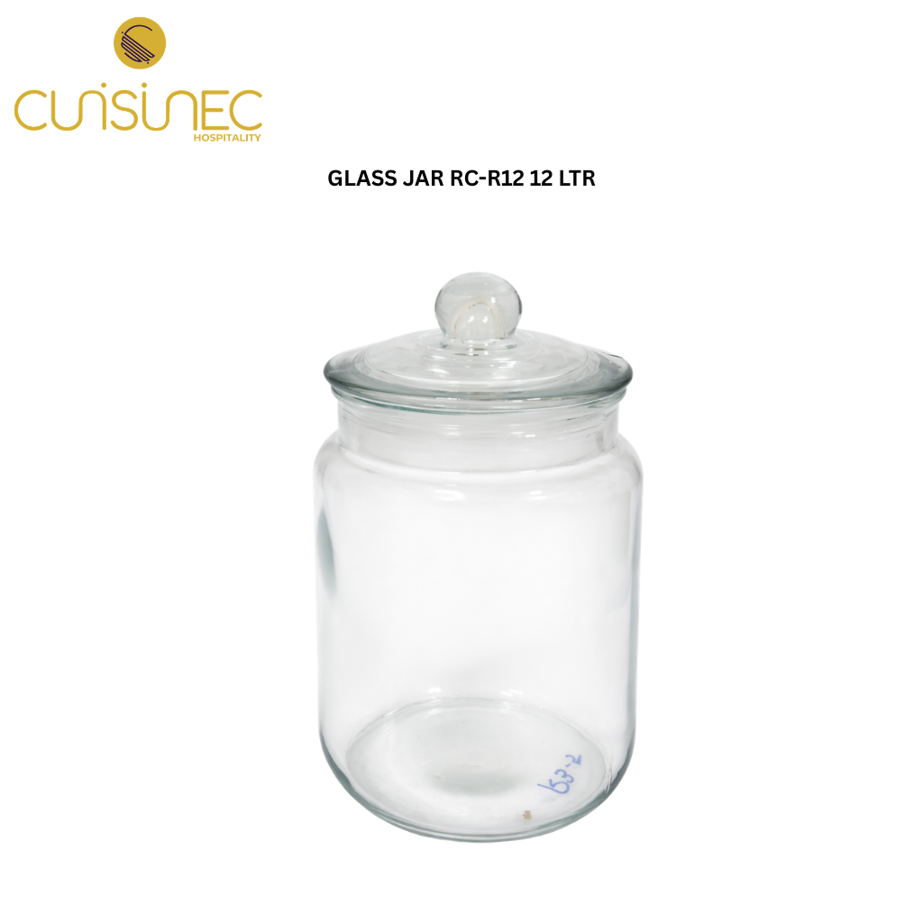 CUI GLASS JAR RC-R12 12 LTR CHL