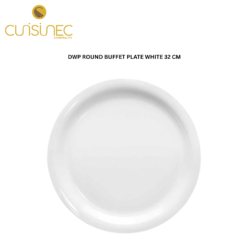 CUI DWP ROUND BUFFET PLATE WHITE DNW