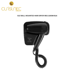 CUI ELE WALL MOUNTED HAIR DRYER REG 1300W BLK HSE