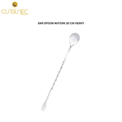 CUI BAR SPOON W/FORK 30CM HEAVY KIN