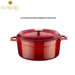 CUI LVYTC28 K2 ROUND CASSEROLE RED 28 CM LAV