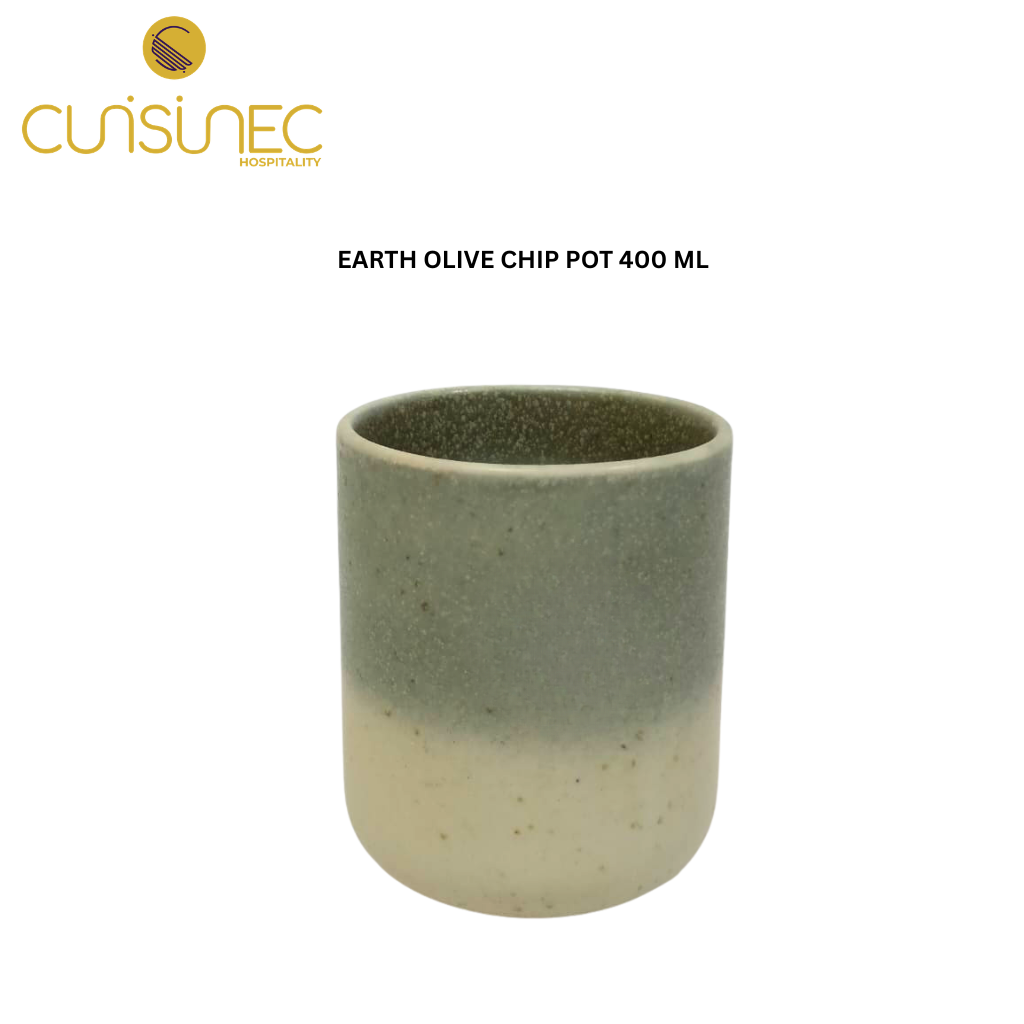 CUI EARTH OLIVE CHIP POT 400ML MAN