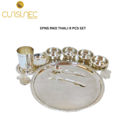CUI EPNS RND THALI 9PCS SET NAT
