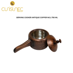 CUI SERVING COOKER ANTIQUE COPPER NO.1 750ML NAT