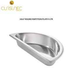 CUI HALF ROUND PARTITIION PLATE 5 LTR PMC