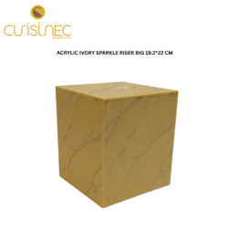 CUI ACRYLIC IVORY SPARKLE RISER BIG 19.2*22 CMSAP