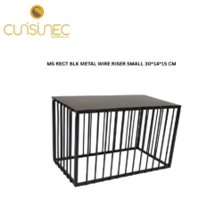 CUI MS RECT BLK METAL WIRE RISER SMALL 30*14*15 CM SAP