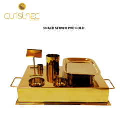 CUI SNACK SERVER PVD GOLD SHR