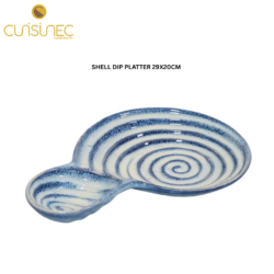 CUI SHELL DIP PLATTER 29X20CM SHW