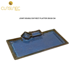 CUI JOINT DOUBLE DIP RECT PLATTER 35X18CM SHW