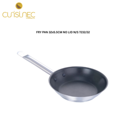 CUI FRY PAN 32x5.5CM NO LID N/S 7232/32 SSP