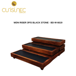 CUI WDN RISER 3P/S BLACK STONE - BD-W-6619 STB