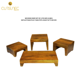 CUI WOODEN RISER SET OF 4PCS WR-W-8801 STB