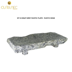 CUI SP-S-00127 GREY RUSTIC PLATE - RUSTIC EDGE STB